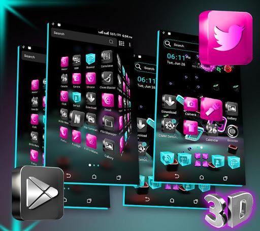 3D Icon Launcher Theme - Image screenshot of android app