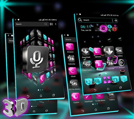 3D Icon Launcher Theme - Image screenshot of android app