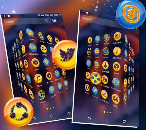 Volcano Hill Launcher Theme - عکس برنامه موبایلی اندروید