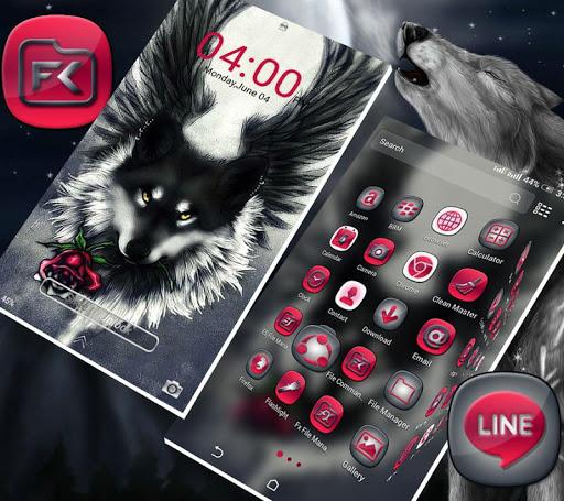 Wolf Launcher Theme - Image screenshot of android app