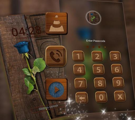Wooden Launcher Theme - Image screenshot of android app