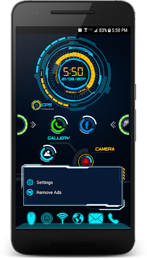 Jarvis Arc Launcher - Beta - Image screenshot of android app