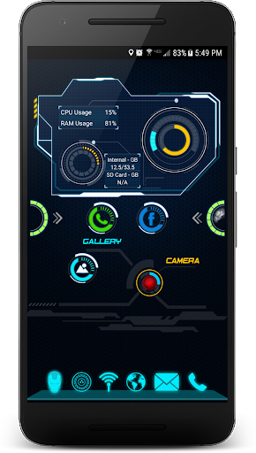 Jarvis Arc Launcher - Beta - Image screenshot of android app