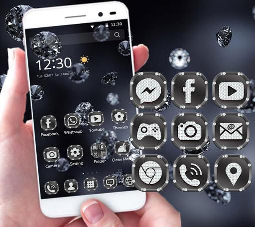 Glitter Diamond Theme - Image screenshot of android app