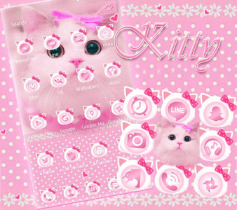 pink hello kitty messenger icon