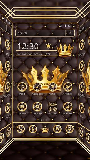 Luxury Gold King Theme - Image screenshot of android app