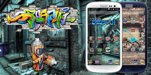 Graffiti Theme - Image screenshot of android app