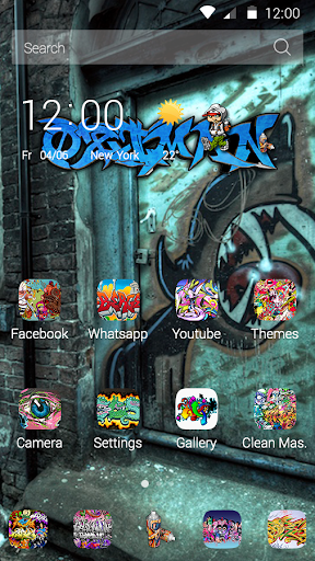 Graffiti Theme - Image screenshot of android app