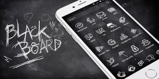 Blackboard Graffiti Theme - عکس برنامه موبایلی اندروید
