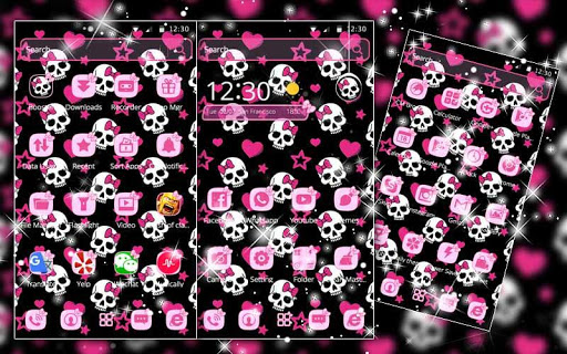 Pink Skull Wallpaper  Download to your mobile from PHONEKY