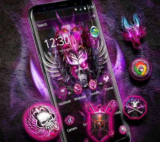 Dragon and Skull Hell Theme - Image screenshot of android app