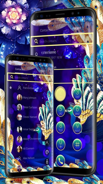 Luxurious Peacock Theme - Image screenshot of android app