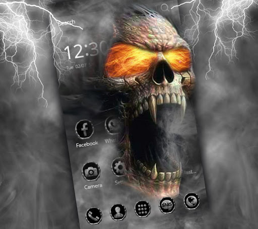 Skull of FLAMES wallpaper by Halolgome  Download on ZEDGE  8b7c