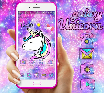 Galaxy Unicorn Shiny Glitter Theme for Android - Download | Cafe Bazaar Galaxy Unicorn Shiny Glitter Theme for Android - Download | Cafe Bazaar