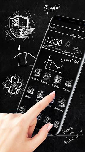 Blackboard Graffiti Theme - Image screenshot of android app