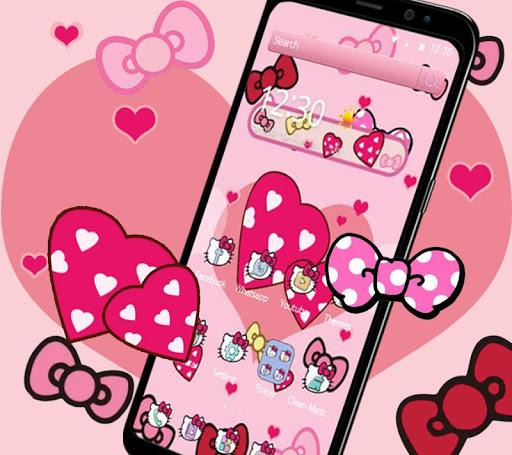 Boetie theme, Pink Princess dream and lovely kitty - عکس برنامه موبایلی اندروید