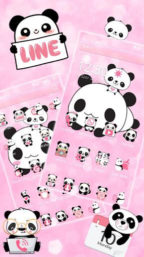 Cute Panda Love Theme Panda Icon Pack - عکس برنامه موبایلی اندروید