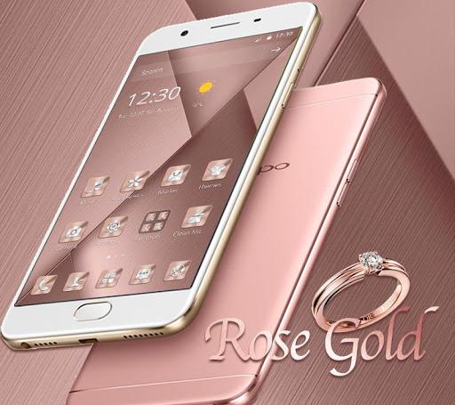 Pink Rose Gold Theme - عکس برنامه موبایلی اندروید