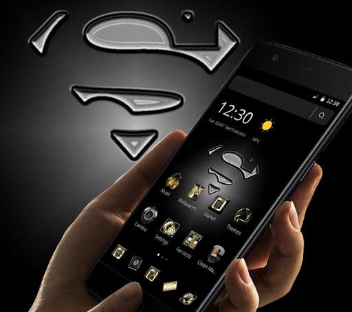 Black Hero Mark Business Theme - Image screenshot of android app