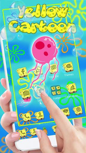 Yellow Cartoon Theme - عکس برنامه موبایلی اندروید