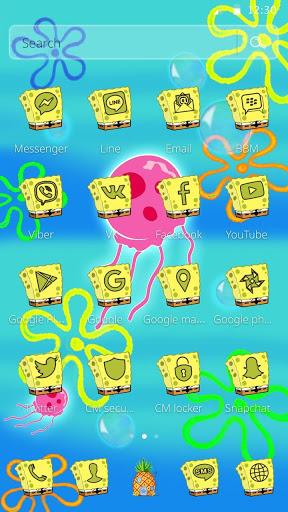 Yellow Cartoon Theme - عکس برنامه موبایلی اندروید