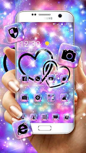 Galaxy Love Theme - Image screenshot of android app
