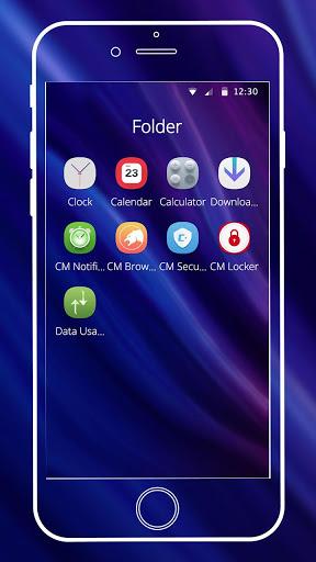 Blue Theme For Huawei P۳۰ - عکس برنامه موبایلی اندروید