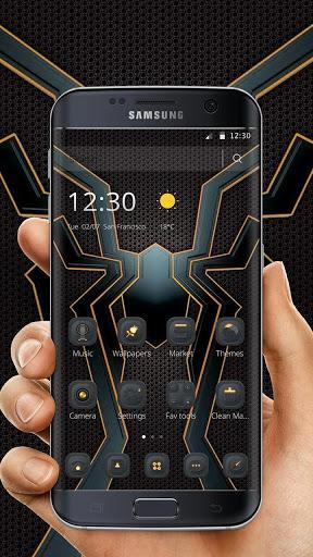 Special Gold Black Spider Theme - عکس برنامه موبایلی اندروید