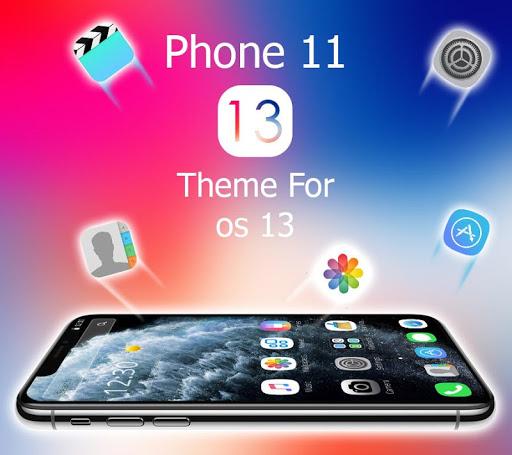 NEW Theme for Phone 11 pro OS 13 Launcher - Image screenshot of android app