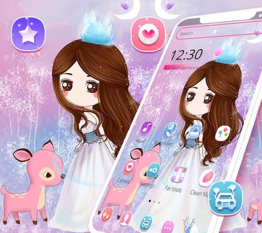 Adorable Winter Queen Theme - عکس برنامه موبایلی اندروید