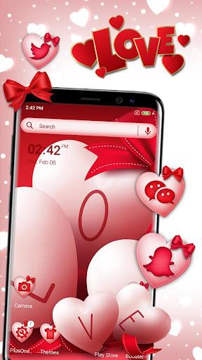 Valentine Love Launcher Theme - عکس برنامه موبایلی اندروید