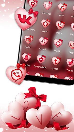 Valentine Love Launcher Theme - عکس برنامه موبایلی اندروید