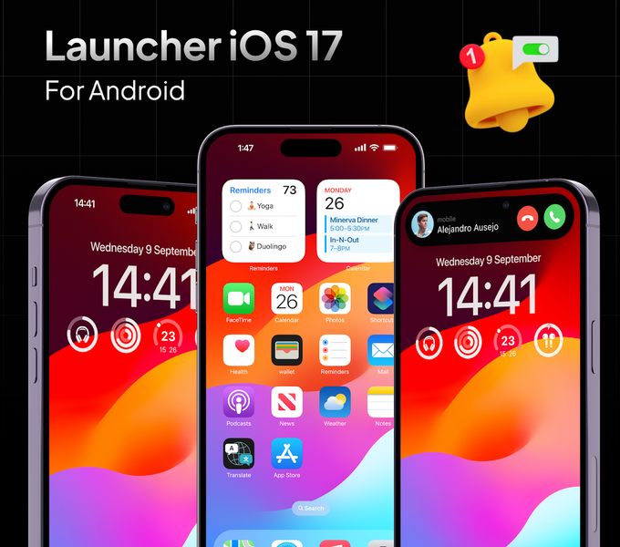 iLauncher OS18 Lite - عکس برنامه موبایلی اندروید