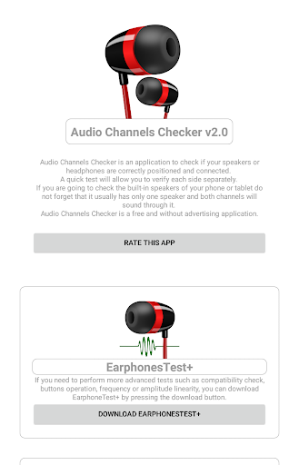 Audio Channels Checker - Image screenshot of android app
