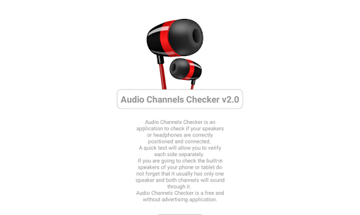 Audio Channels Checker - Image screenshot of android app
