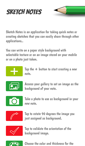 Sketch Notes: Quick Draw - Image screenshot of android app
