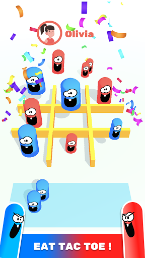 Eat Tac Toe - Gameplay image of android game