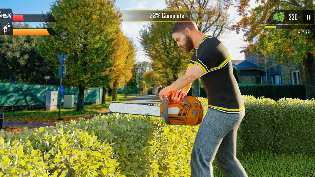 Mowing Simulator - Lawn Grass - Gameplay image of android game