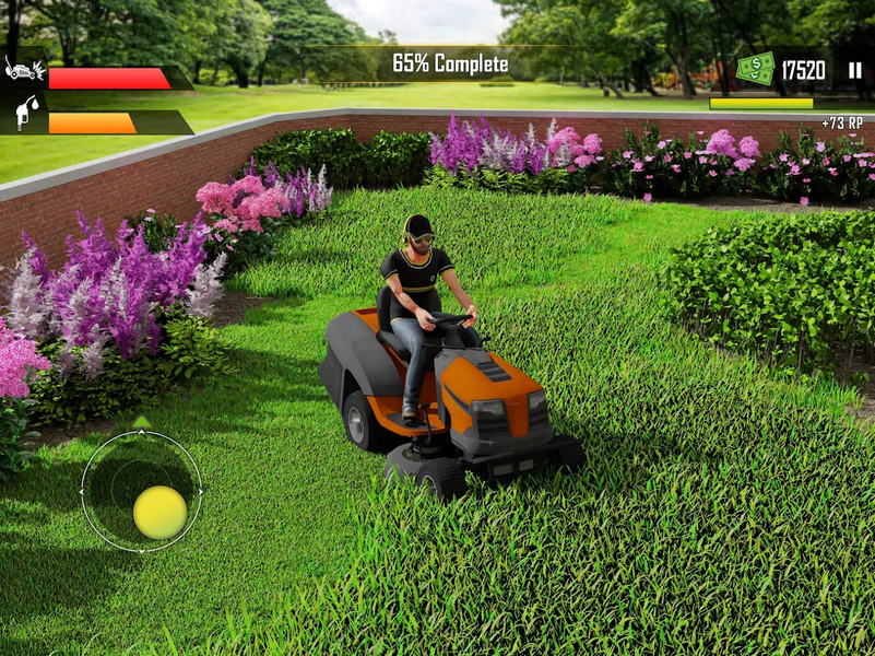 Mowing Simulator - Lawn Grass - Gameplay image of android game