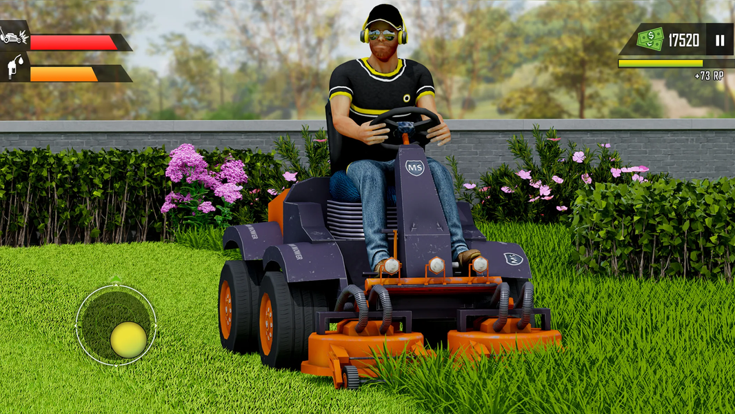 Mowing Simulator - Lawn Grass - Gameplay image of android game