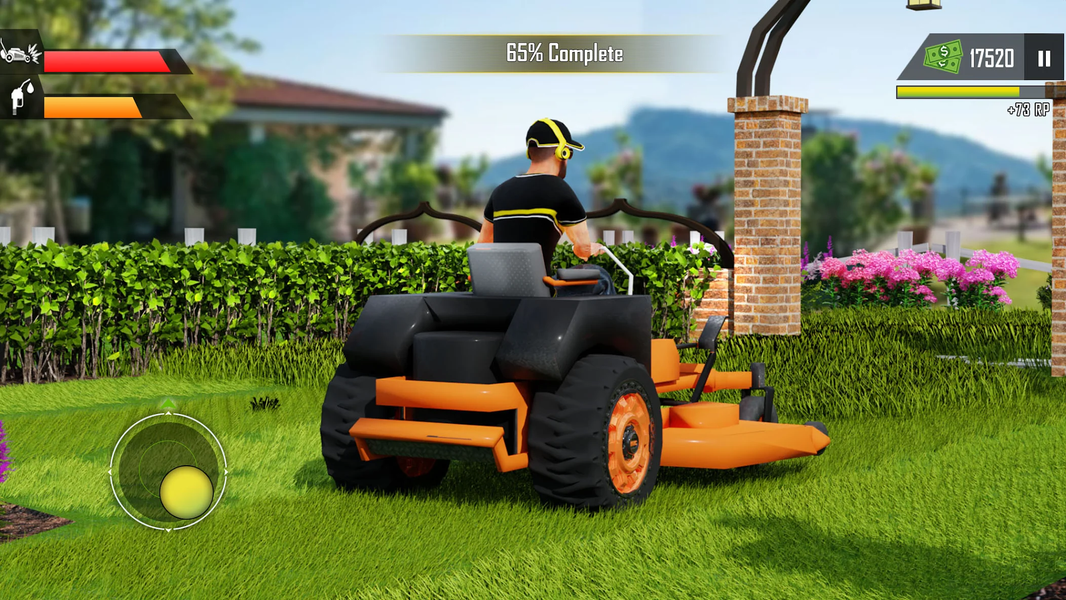 Mowing Simulator - Lawn Grass - Gameplay image of android game