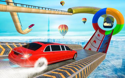 US Police Limo Car Stunts Racing Games - Image screenshot of android app