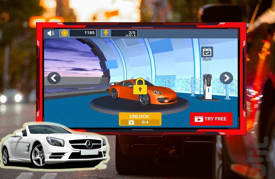 رانندگی در شهر | بازی ماشین - Gameplay image of android game