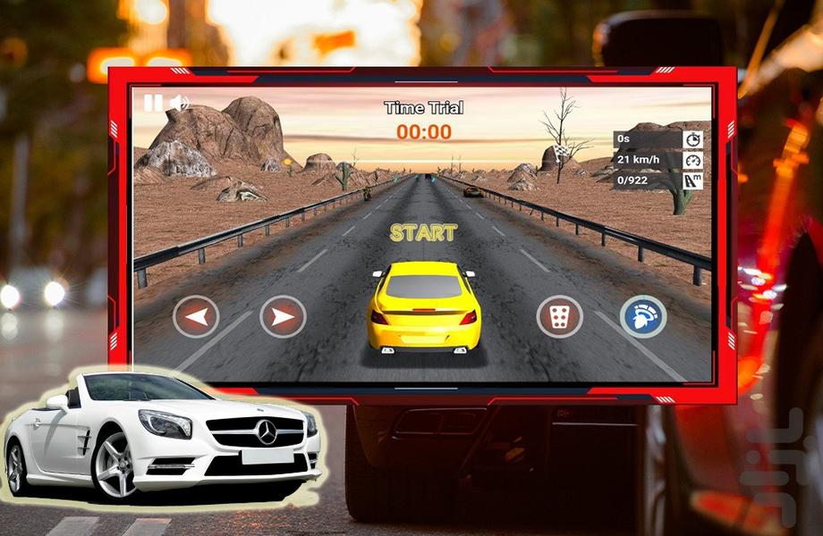 رانندگی در شهر | بازی ماشین - Gameplay image of android game