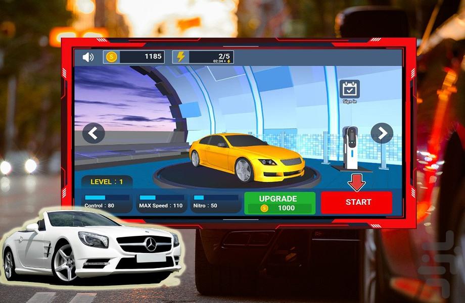 رانندگی در شهر | بازی ماشین - Gameplay image of android game