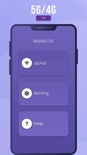 5g/4g lte - Image screenshot of android app