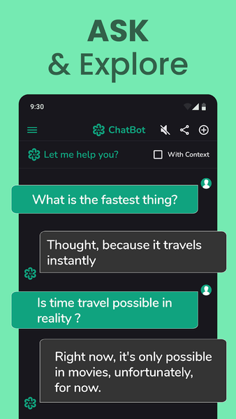Ask AI: AI Chat Bot Assistant - عکس برنامه موبایلی اندروید