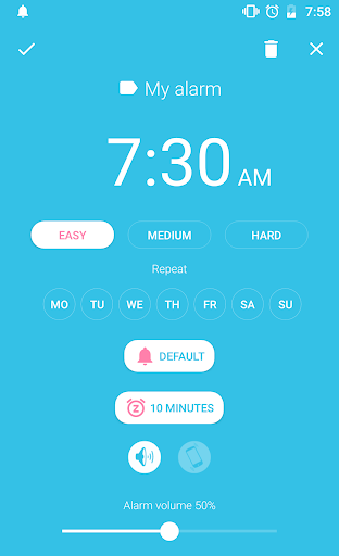 Lazy Alarm Clock - عکس برنامه موبایلی اندروید