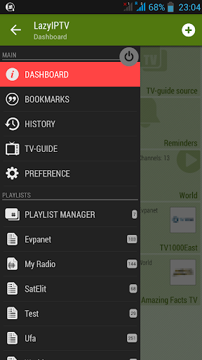 LAZY IPTV - Image screenshot of android app