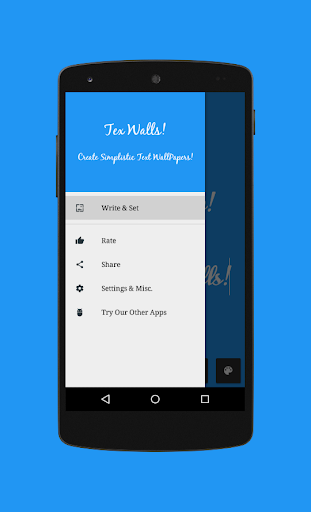 TexWalls! - Text Wallpapers - Image screenshot of android app